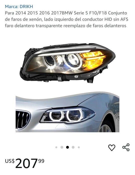 BMW Faro delantero izquierdo