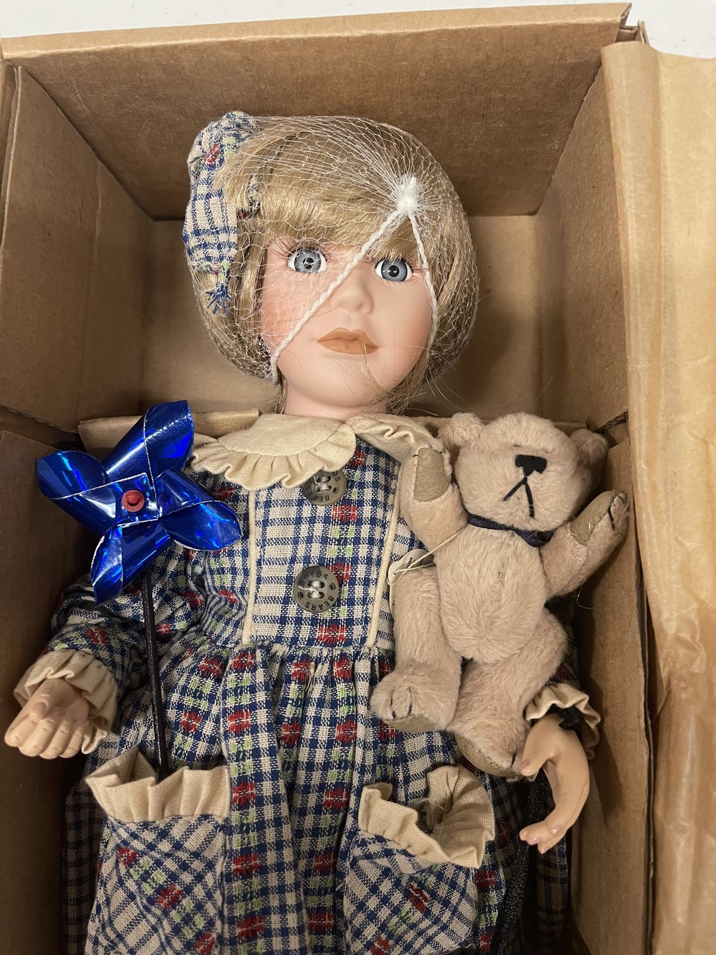 Vintage NIB Boyd’s Bear Porcelain Doll