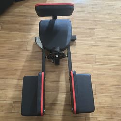 Leg stretching machine