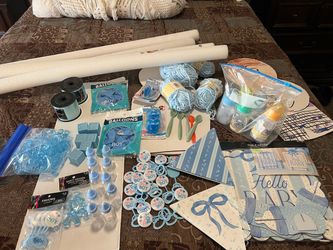 Baby shower decor