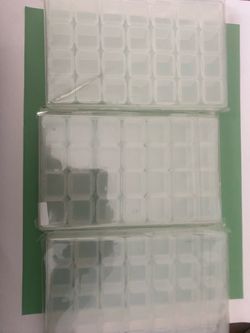 3 organizer box/storage container small item beads, diamond art