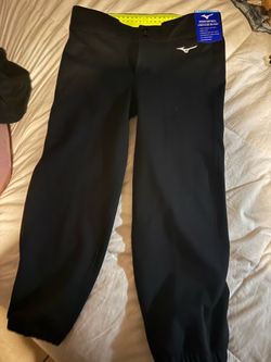 New Mizuno Girls Softball Pants – Black – XL – With Tags