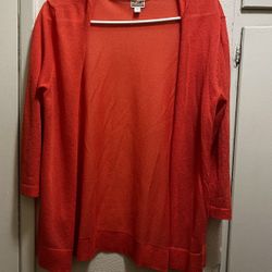 Orange Cardigan 