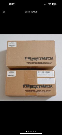 Fiberplex Telephone Disconnect Unit  Model # TDU-4000 w/ PSQ-3909-R Power Supply