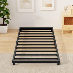 NEW Mashomdec Twin XL Metal Platform Bed Frame – 4” Low Profile