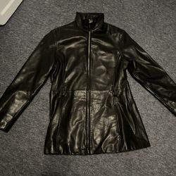 Women’s Wilson Leather Bike Jacket Size M