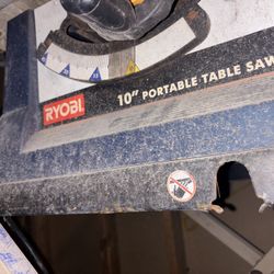 Portable Table Saw Ryobi 