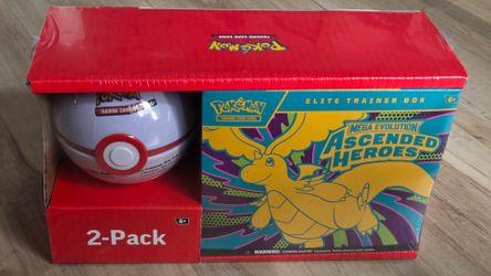 Pokémon Ascended Heroes ETB and Pokeball