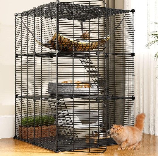 New In Box 3-Tier Cat Cages DIY Catio Indoor Cat Enclosures
