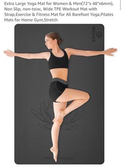 EKOMX Extra-Large Yoga & Workout Mat – NEVER USED – $30