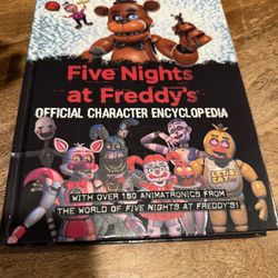Hardcover Five Nights at Freddy's Character Encyclopedia by Scott Cawthon (2023, HC)