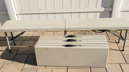 Folding 6ft benches only - no table (4 total)