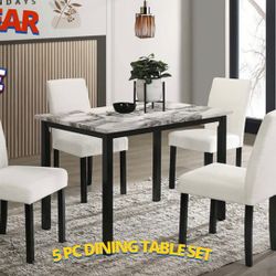 5 Pc Dining Table Set 