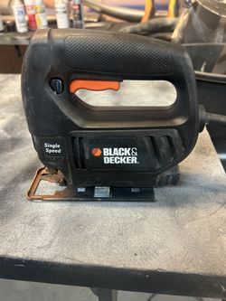 Black And Decker Single Speed Jigsaw Used 
