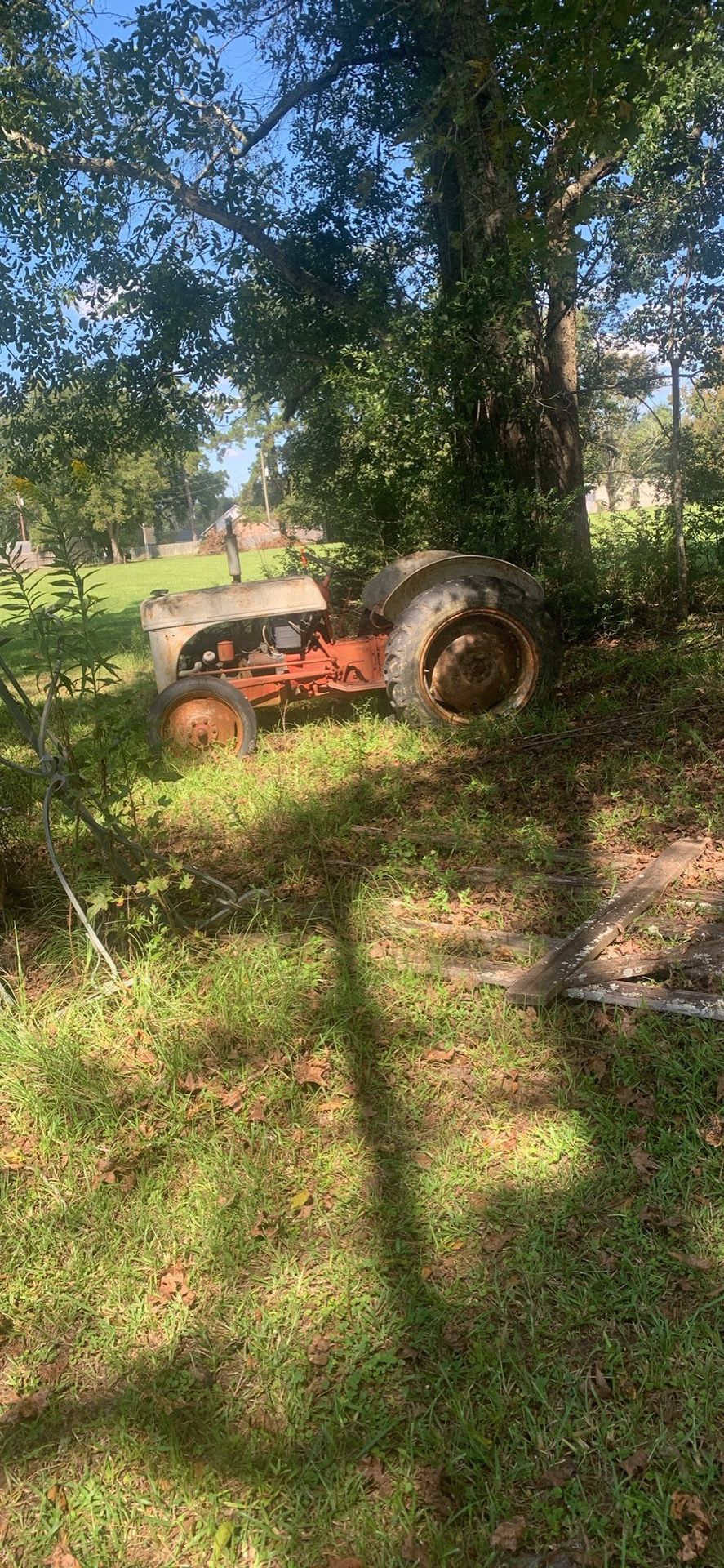 Ford 8-n Tractor And 4’ Brush  Cutter. 