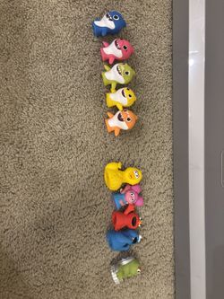 Baby Shark And Sesame Street Finger Family Sets