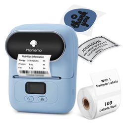M110 Phomemo Thermal Label Maker Portable Printer for Android IOS Window Mac
