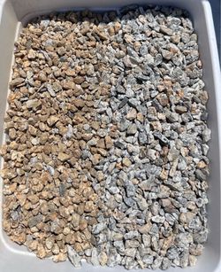 Road base gravel rocks asphalt