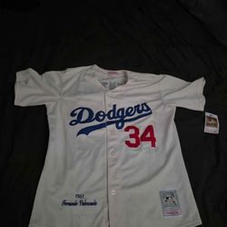 DODGERS FERNANDO VALENZUELA JERSEY