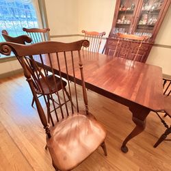 Dining Set And Hutch: Bob Timberlake Lexington Dining Table w/6 Windsor Chairs & bonus Hutch  similar chairs 599.00 & up
