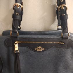 Blue Coach Bag