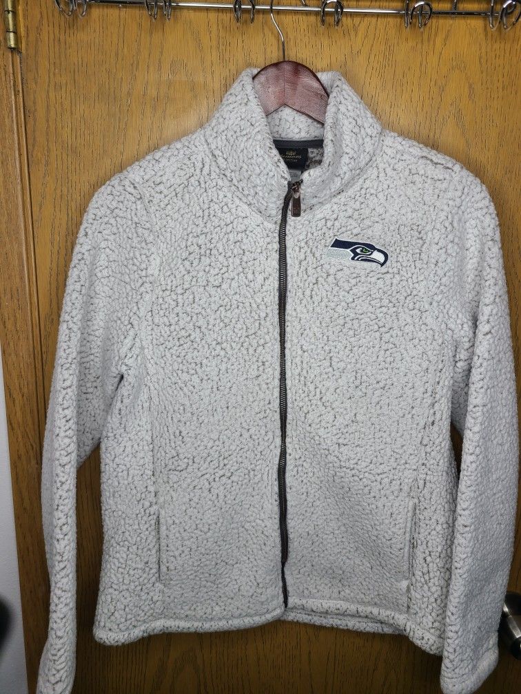Juniors Seattle Seahawks Intercepting Teddy Sherpa Full-Zip Jacket