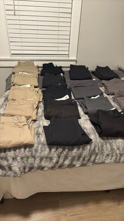 Dickeys pants worn