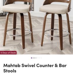 Swivel Counter Stool (2 PCS)