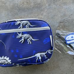 lunch bag and matching luggage tag