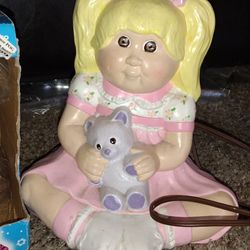 Vintage 80's Cabbage Patch Kids Lamps