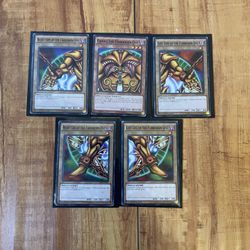 Exodia The Forbidden One Full Set 1st Edition 