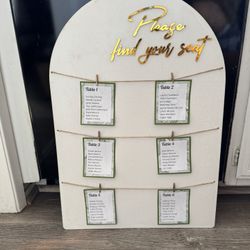 Find Your Seat Seating Chart