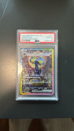 PSA 10 Umbreon ex Special Art Rare #217 Japanese