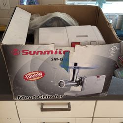 Meat grinder and stuffers and vacuum sealer
