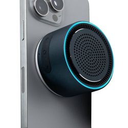 MagBeat Bluetooth Speaker with Magnetic Wireless Charger (Midnight)