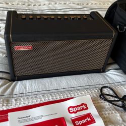 Positive Grid Spark 40-Watt Combo Practice Guitar Amplifier Electric Bass and Acoustic Guitar Amp with Spark Mobile App