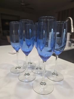 blue glasses