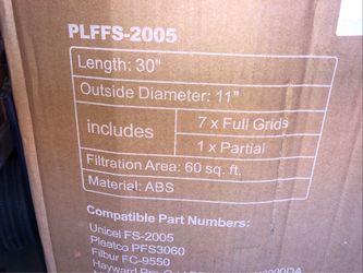 POOLPURE Grid Pool Filter PLFFS-2005 New Open Box