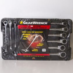 GearWrench  9 Piece SAE XL X-Beam Combination Ratcheting Wrench Set 85898 Sealed 