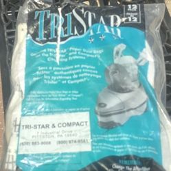 New TRI STAR VACUUM CANISTER BAGS(12)