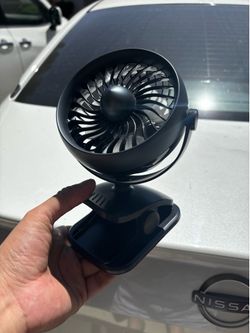 New in box Portable Clip on Fan,18650 Battery Operated Fan Strong Airflow