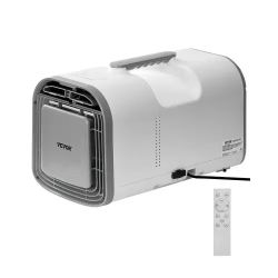 Portable Air Conditioner, 4250 BTU 3-Speed Air Conditioning Unit with 24H Timer, Air Portable AC Adjustable from 16-32℃, Compatible with AC/DC, for Ou