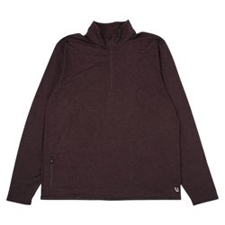 Vuori Ease Performance Half Zip Pullover Mens XL Burgundy Sweater 1/2 Gym V221