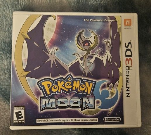 Pokemon Moon Nintendo 3DS Complete Authentic