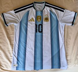 Messi Jersey Argentina World Cup Authentic Player Edition