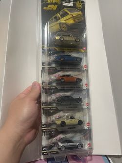 Hot Wheels Japan Historics 5 Complete Set of 6 Gold Chase + Protector