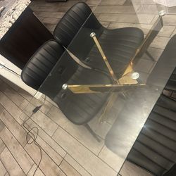 Glass Dining Set 