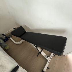 Body-Solid White Black Incline Decline Adjustable Weight Bench