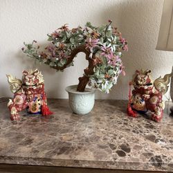 Japanese Antique Shi Shi Dogs
