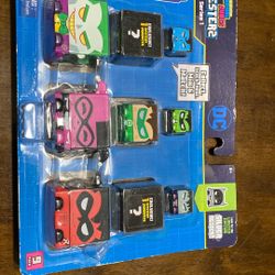 New 9 pk Kawaii Cubes Nesters – DC Series 1  Joker, Harley Quinn, Robin